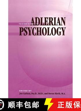 【3-4周达】Techniques In Adlerian Psychology [9781138143265]