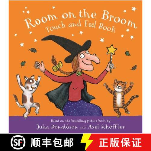 【3-4周达】Room on the Broom Touch and Feel Book [9781529083347]