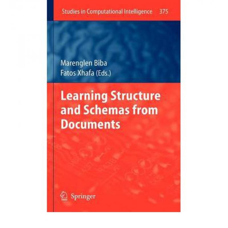 【4周达】Learning Structure and Schemas from Documents [9783642229121] 书籍/杂志/报纸 科学技术类原版书 原图主图