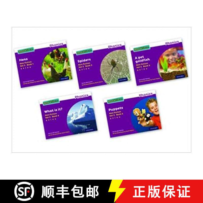 【3-4周达】Read Write Inc. Phonics: Purple Set 2 Non-fiction books (Mixed Pack of 5) [9780198373476]