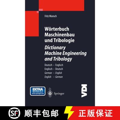 【3-4周达】Wörterbuch Maschinenbau und Tribologie / Dictionary Machine Engineering and Tribology: De... [9783642623837]