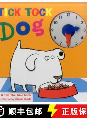 【3-4周达】Tick Tock Dog: A Tell the Time Book - With a Special Movable Clock! [9781861477187]