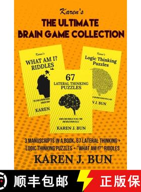 预订 The Ultimate Brain Game Collection: 3 Manuscripts In A Book, 67 Lateral Thinking + Logic Thinkin... [9781702916561]