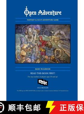 【3-4周达】Open Adventure Basic Rulebook (Paperback) [9781329081086]