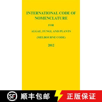 预订 International Code of Nomenclature for Algae, Fungi and Plants (Melbourne Code) [9783874294256]