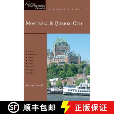 【3-4周达】Explorer's Guide Montreal & Quebec City: A Great Destination [9781581570885]