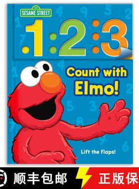 【3-4周达】Sesame Street: 1 2 3 Count with Elmo!, Volume 1: A Look, Lift, & Learn Book (2nd Edition) ... [9780794442705]