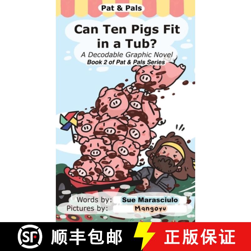 【3-4周达】Can Ten Pigs Fit in a Tub?: A Decodable Graphic Novel [9798988400509]