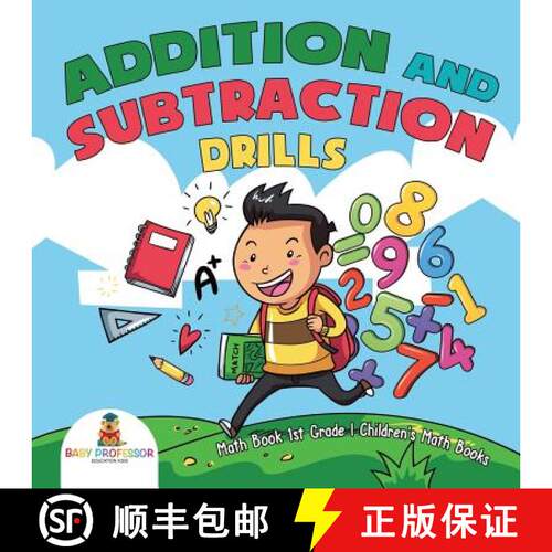 【3-4周达】Addition and Subtraction Drills - Math Book 1st Grade | Children's Math Books [9781541928527]