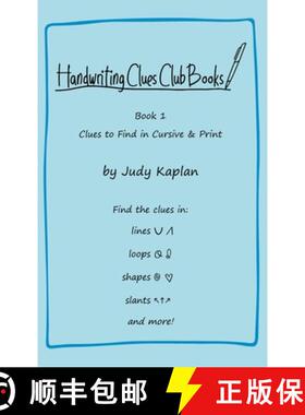 预订 Handwriting Clues Club - Book 1: Clues to Find in Cursive & Print [9781957373096]