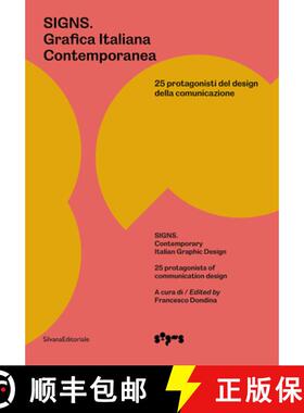 【3-4周达】Signs: Contemporary Italian Graphic Design: 25 Protagonists of Communication Design [9788836651061]
