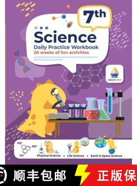 【3-4周达】7th Grade Science: Daily Practice Workbook 20 Weeks of Fun Activities (Physical, Life, Ear... [9781962936125]