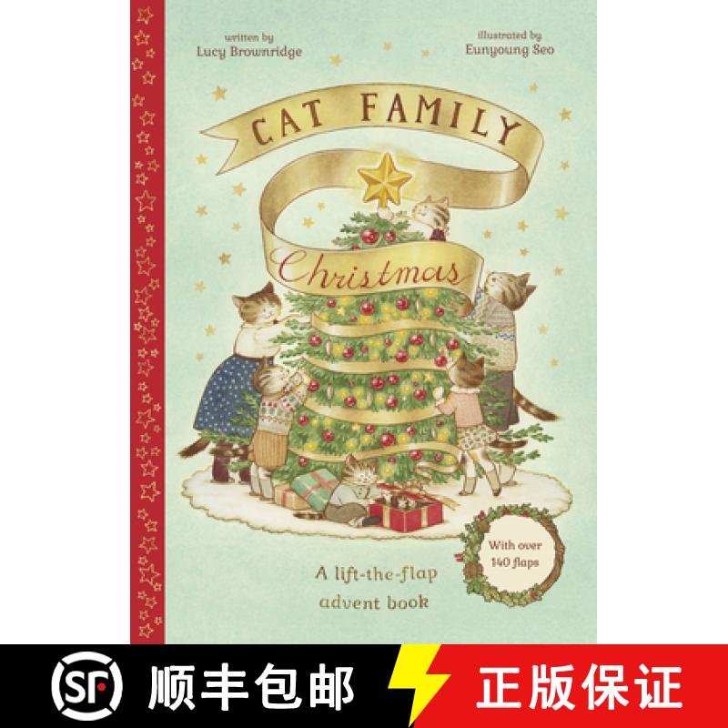 Cat Family Christmas: An Advent Lift-The-Flap Book (with Over 140 Flaps) [9780711274921]