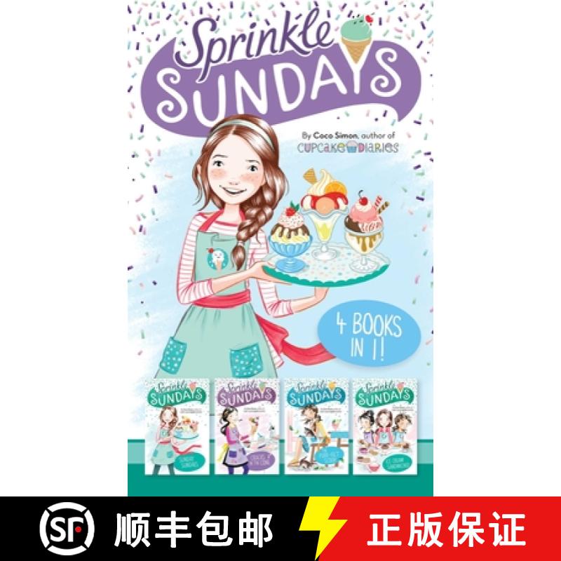 【3-4周达】Sprinkle Sundays 4 Books in 1!: Sunday Sundaes; Cracks in the Cone; The Purr-Fect Scoop; I... [9781665918435]