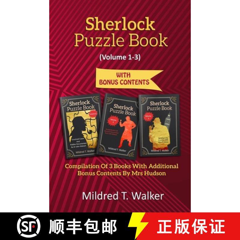 【3-4周达】Sherlock Puzzle Book (Volume 1-3): Compilation Of 3 Books With Additional Bonus Contents B... [9781702915854]