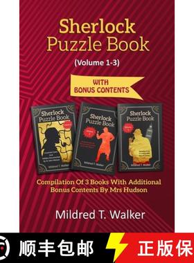 【3-4周达】Sherlock Puzzle Book (Volume 1-3): Compilation Of 3 Books With Additional Bonus Contents B... [9781702915854]