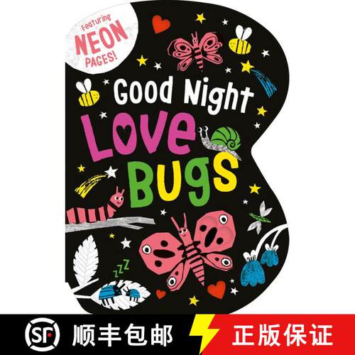 预订 Good Night Love Bugs: Featuring Neon Pages! [9781664352414]
