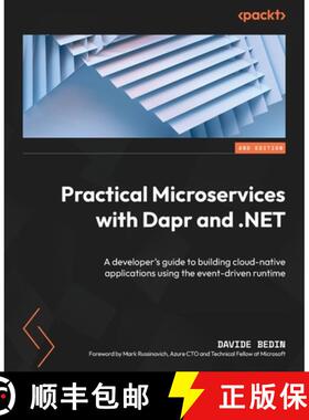 预订 Practical Microservices with Dapr and .NET - Second Edition: A developer's guide to building clo... [9781803248127]