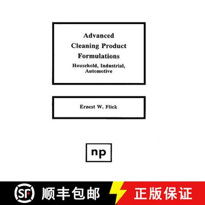 【3-4周达】Advanced Cleaning Product Formulations, Vol. 1: - Advanced Cleaning Product Formulations, ... [9780815511861]