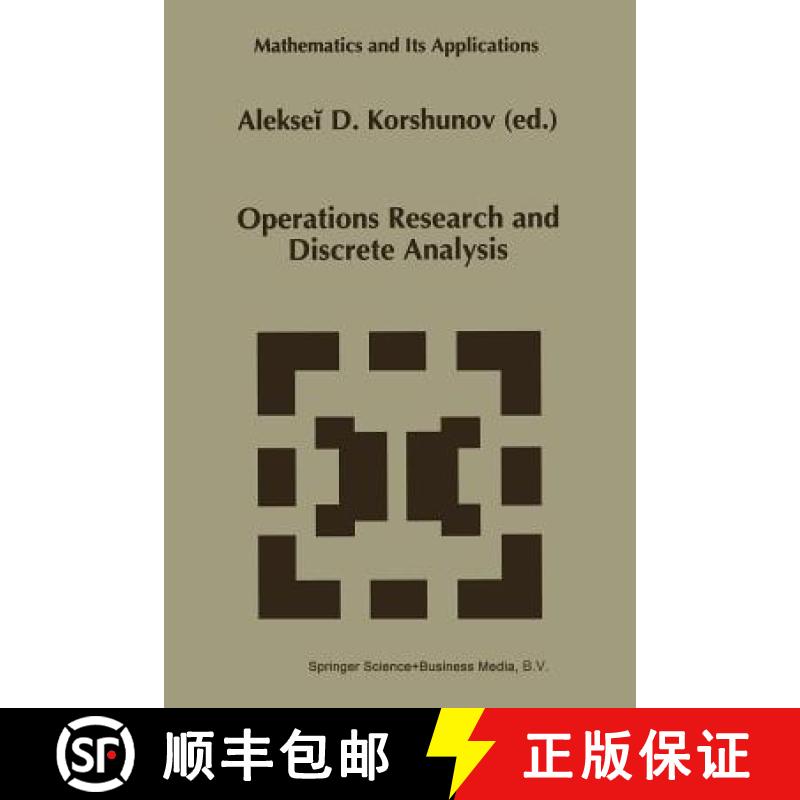 【3-4周达】Operations Research and Discrete Analysis [9789401063951]