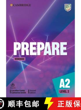 现货 剑桥考试2020 练习册带下载音频级别2 Prepare Level 2 Workbook with Audio Download [9781108380935]
