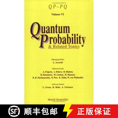 【3-4周达】Quantum Probability And Related Topics: Qp-pq (Volume Ix) [9789810207168]