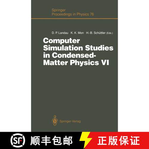 【3-4周达】Computer Simulation Studies in Condensed-Matter Physics VI : Proceedings of the Sixth Work... [9783642784507]