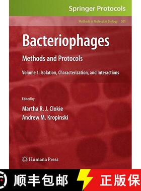 【3-4周达】Bacteriophages: Methods and Protocols, Volume 1: Isolation, Characterization, and Interact... [9781588296825]
