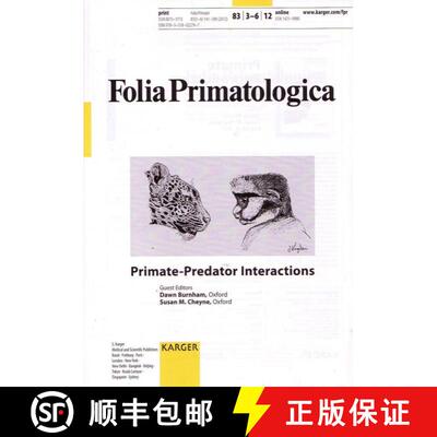预订 Primate-Predator Interactions [9783318022797]