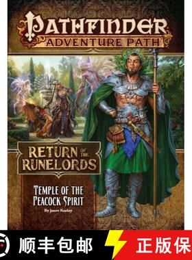 【3-4周达】Pathfinder Adventure Path: Temple of the Peacock Spirit (Return of the Runelords 4 of 6) [9781640780910]