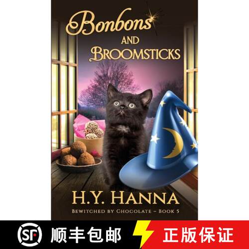 【3-4周达】Bonbons and Broomsticks (LARGE PRINT): BEWITCHED BY CHOCOLATE Mysteries ~ Book 5 [9781922436153]