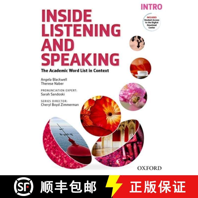预订 Inside Listening and Speaking: Intro: Student Book: The Academic Word List in Context [9780194719049]