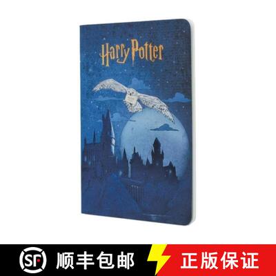 【3-4周达】精装 Escape to Hogwarts Notebook A5 Gridded Softcover Cahier, 80pg, 100gsm by Paperblanks ... [9781408765708]