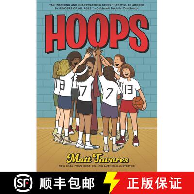 【3-4周达】Hoops: A Graphic Novel: (A Middle Grade Novel About Perseverance, Gender Equality, and Tea... [9781536231953]