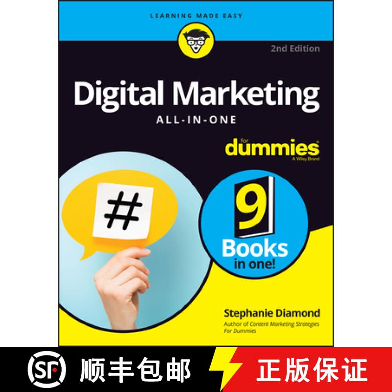 【3-4周达】Digital Marketing All-In-One For Dummies, 2nd Edit ion [9781119931959]