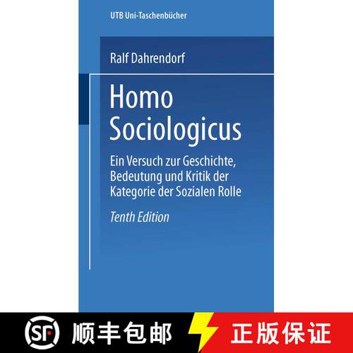 【3-4周达】Homo Sociologicus: Ein Versuch zur Geschichte, Bedeutung und Kritik der Kategorie der sozi... [9783531110813]