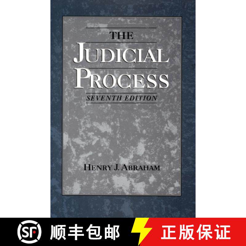 【3-4周达】The Judicial Process: An Introductory Analysis of the Courts of the United States, England... [9780195099874]