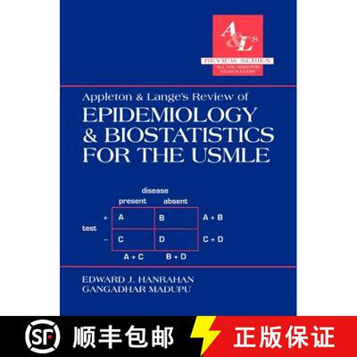 【3-4周达】Appleton and Lange's Review of Epidemiology and Biostatistics for the USMLE [9780838502440]