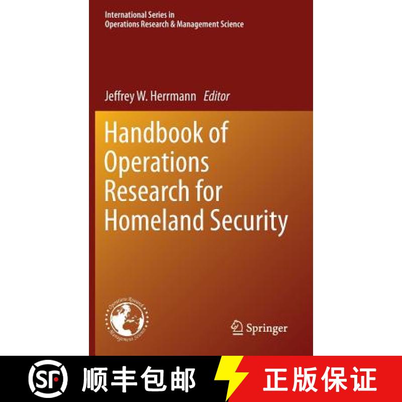 【3-4周达】Handbook of Operations Research for Homeland Security [9781461452775]