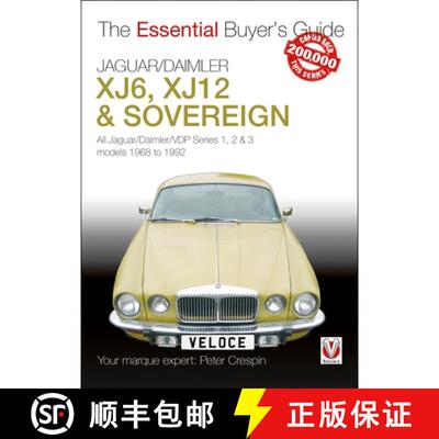 【3-4周达】Jaguar/Daimler Xj6, Xj12 & Sovereign: All Jaguar/Daimler/Vdp Series I, II & III Models 196... [9781845841195]