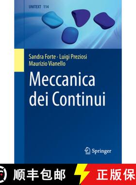 【3-4周达】Meccanica Dei Continui [9788847039841]