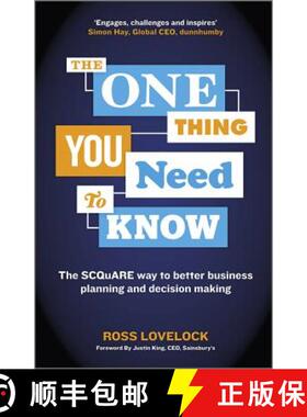 【3-4周达】The One Thing You Need To Know - The Scquare Way To Better Business Planning And Decision ... [9781118653166]