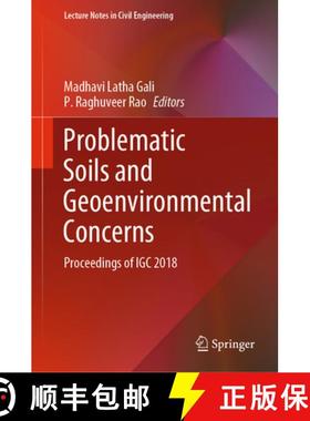 【3-4周达】Problematic Soils and Geoenvironmental Concerns: Proceedings of Igc 2018 [9789811562365]