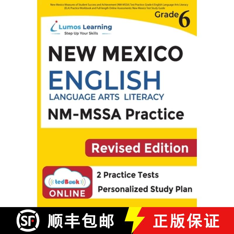 【3-4周达】New Mexico Measures of Student Success and Achievement (NM-MSSA) Test Practice: Grade 6 En... [9781949855609]