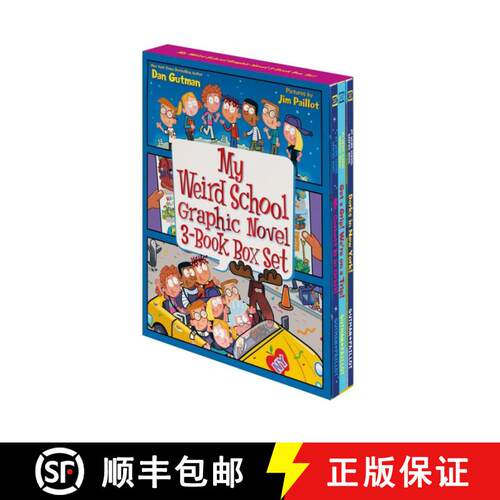 【3-4周达】My Weird School Graphic Novel 3-Book Box Set: Mr. Corbett Is in Orbit!, Get a Grip! We're ... [9780063509467]