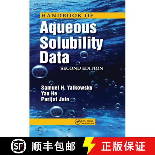 【3-4周达】Handbook of Aqueous Solubility Data [9780367384173]