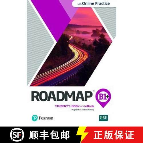 【3-4周达】Roadmap B1+ Student's Book & Interactive eBook with Online Practice, Digital Resources & App [9781292393100]