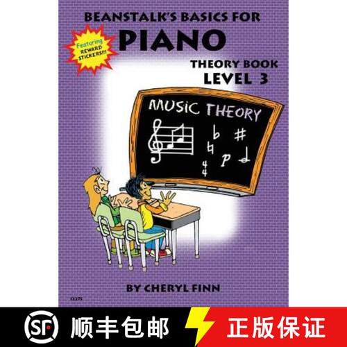 【3-4周达】Beanstalk's Basics for Piano: Theory Book Book 3 [9780877180470]