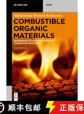 预订 Combustible Organic Materials: Determination and Prediction of Combustion Properties [9783110782042]