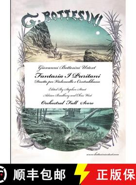 【3-4周达】Fantasia I Puritani Duetto For Double Bass and Cello - Full Score [9781838128746]